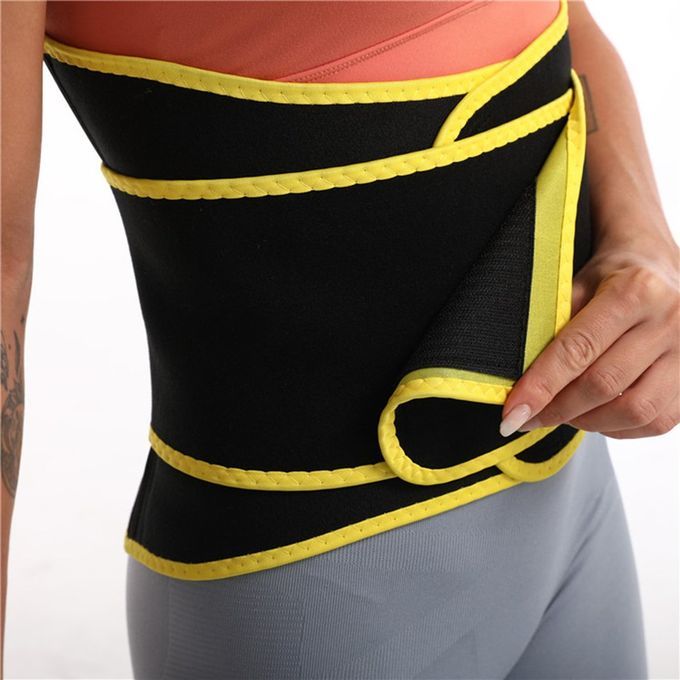 Vigorous Sweating Exer Ises Body Shaping And Abdomen Belts Slimming Belt-black-L