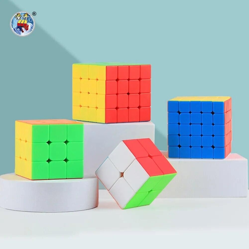 SENGSO Speed Cube 3x3 Legend Series Stickerless Magic Cube Profession Puzzle High Quality Kid's Fidget Toys