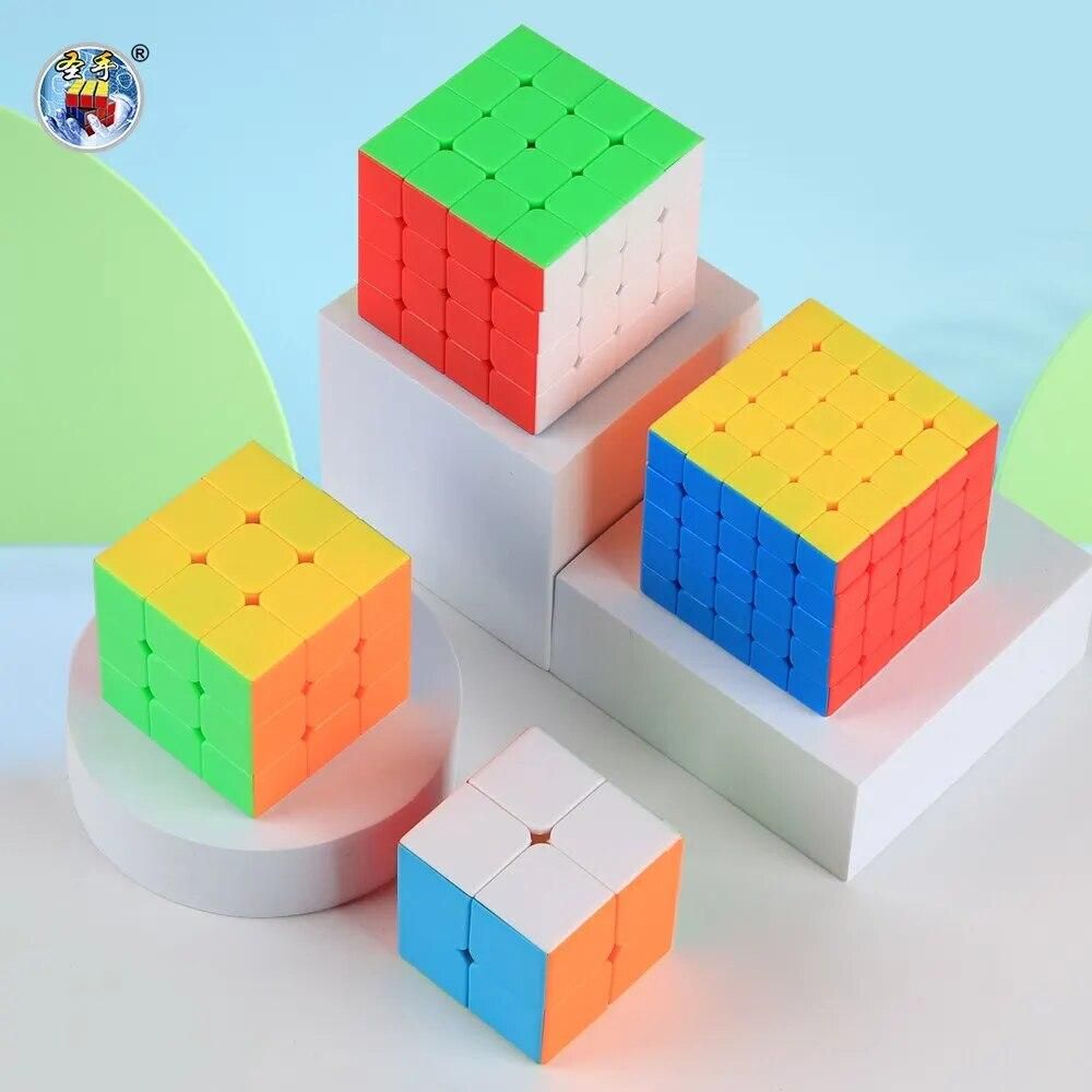 SENGSO Speed Cube 3x3 Legend Series Stickerless Magic Cube Profession Puzzle High Quality Kid's Fidget Toys