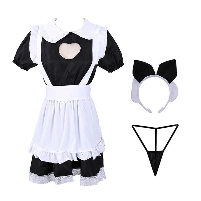 Sexy Lingerie Women Cosplay Uniform French Maid Nurse Outfit Fancy