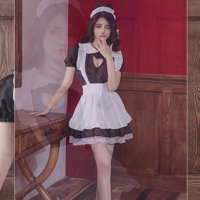 Sexy Lingerie Women Cosplay Uniform French Maid Nurse Outfit Fancy