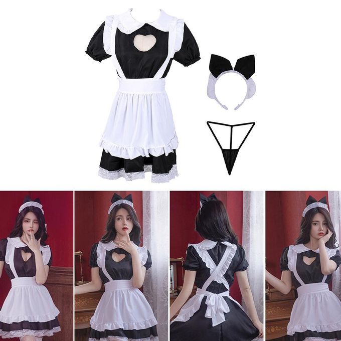 Sexy Lingerie Women Cosplay Uniform French Maid Nurse Outfit Fancy