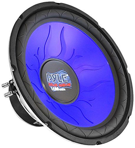 Car Vehicle Subwoofer Audio Speaker  10 Inch Blue Injection