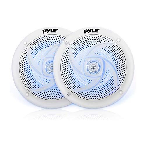 Pyle PLMRS53WL 525 Inch 180 Watt Waterproof Rated Low Profil