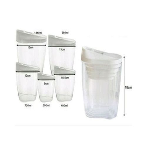 10 Pieces Plastic Cereal Container