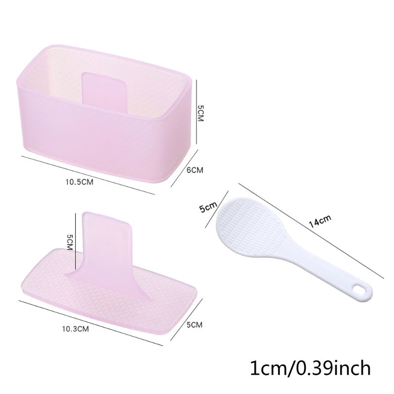 Sushi Making Kit Onigiri Mold Rectangular Hawaiian Spam Musubi Kimbab Restaurant Quality Onigiri Home Kitchen