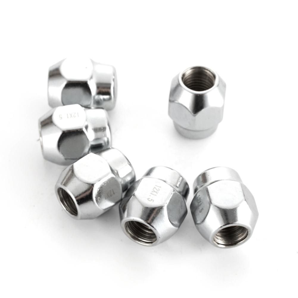 50PCS Wheel Nuts Conical Collar Closed M12X1.5 for Citroen