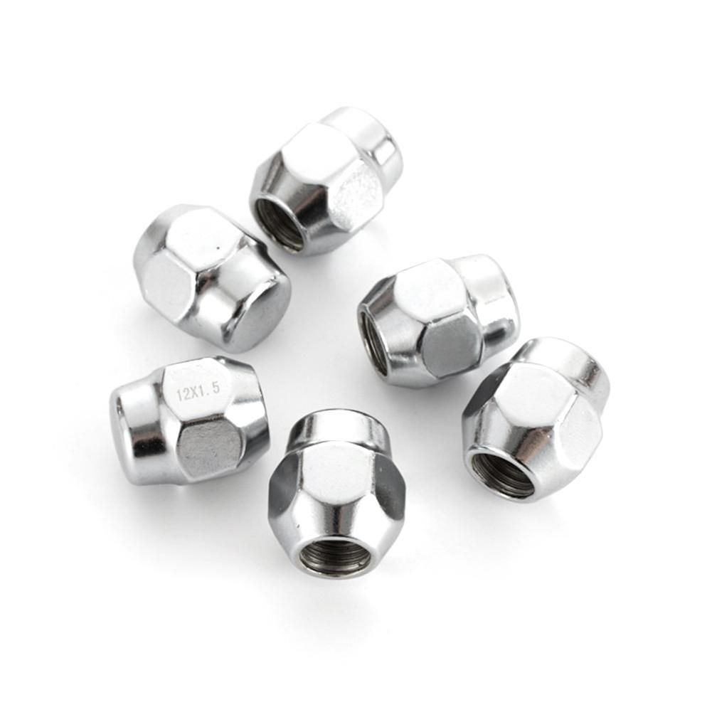 50PCS Wheel Nuts Conical Collar Closed M12X1.5 for Citroen