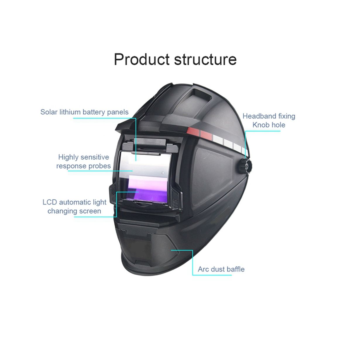 Automatic Dimming Welding Mask Welding Helmet Welder Welding Cap Welding Argon Arc Welding Glasses Protective Welding