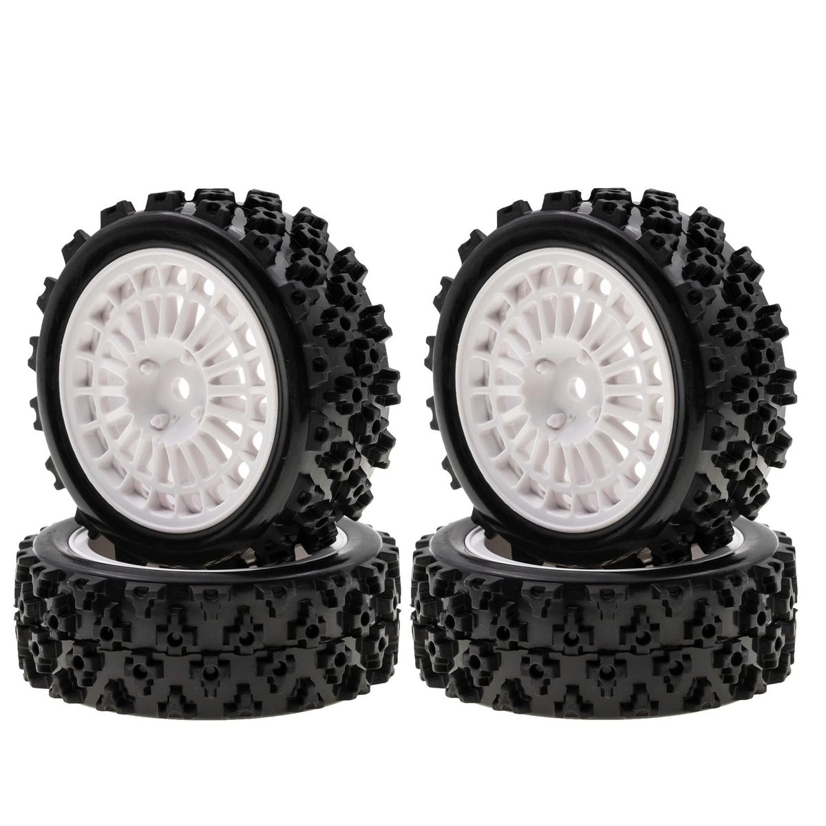 Remote Control Off-Road Rally Car Tires 71*26mm 4pcs Replacement for TAMIYA TT02 XV01 HSP 94123 HPI KYOSHO WLtoys 1/10 Remote Control Car Wheel