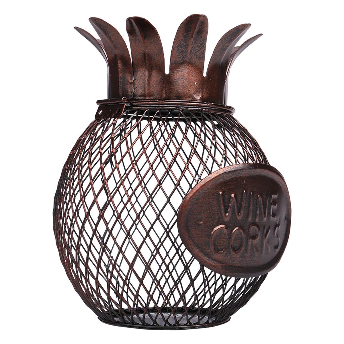 TOOARTS Pineapple wine cork container  Handcrafts home decoration  Decorations  Practical crafts