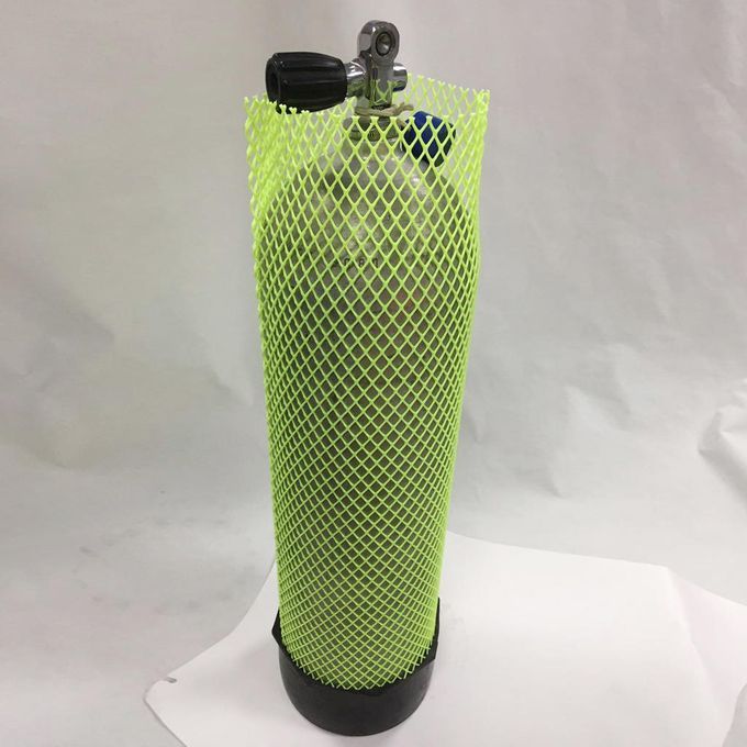 Snorkel Dive Tank Mesh Cover Scuba Diving Cycling Net Cover PVC Yellow