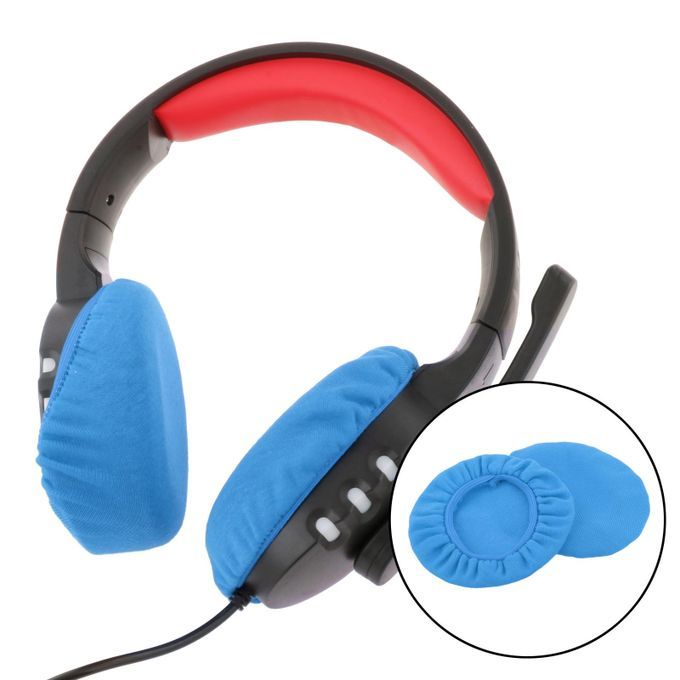 Headphone Covers Headphone Ear Covers Reusable 8cm  Blue