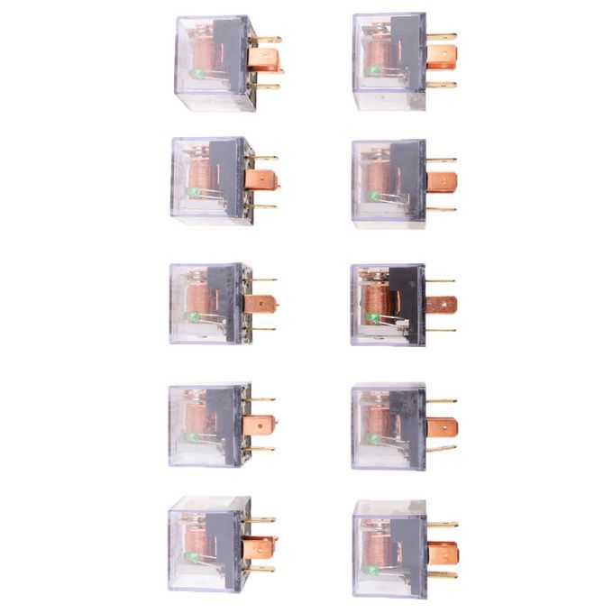10x Car Truck Van Relay DC 12V 80A 5 Pin SPDT Relays On / Off Switch