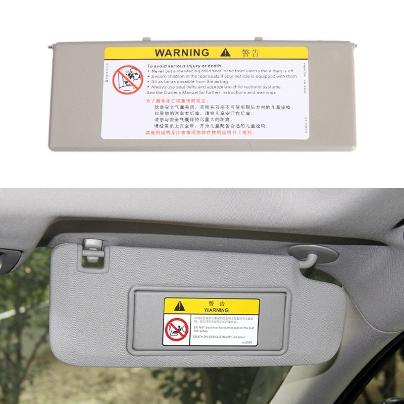 For Peugeot 308 Left-hand Drive Car Sun Visor Makeup Mirror For Peugeot 308 2010-2022 (Grey)