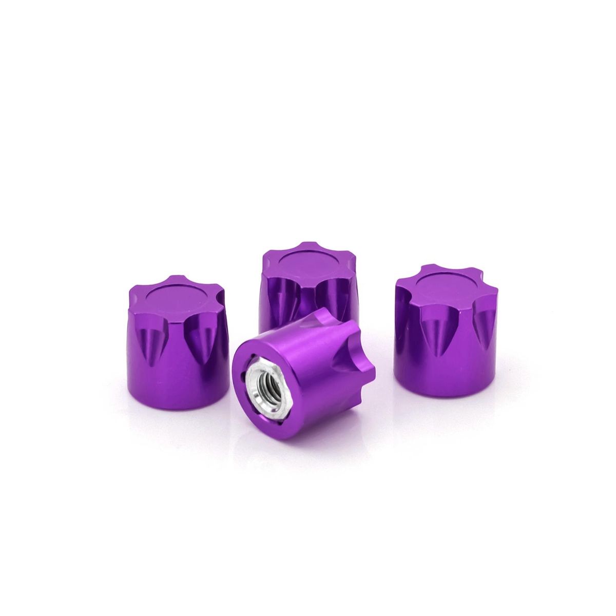 4PCS Aluminium Wheel Rim Center Cap M4 Nut Replacement for TRAX4 TRAX6 SCX10 90046 Redcat Gen8 Tamiya MST CFX VS4-10 1/10 Remote Control Crawler