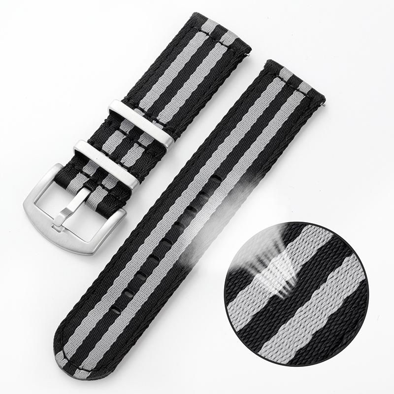 20mm 22mm nylon watch strap premium smooth soft nylon sport replacement band quick release universal canvas bracelet watchband