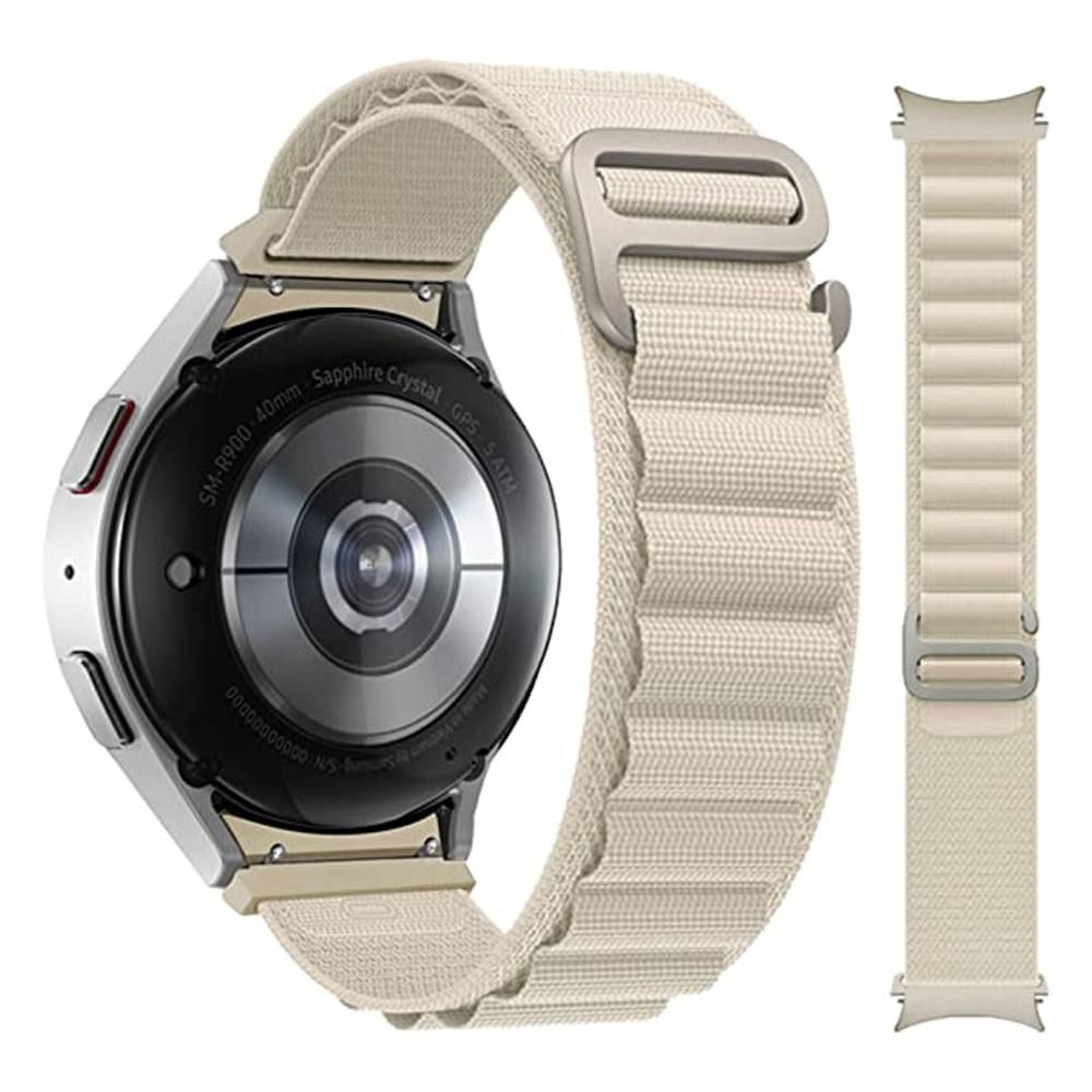 20mm Strap for Samsung Galaxy watch 4/5/6 44mm 40mm 6 classic 47mm 43mm Alpine loop nylon bracelet Galaxy watch 5 Pro 45mm band