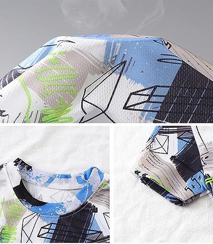 Summer Children's Graffiti Clothing Suit Boy Suit Short-sleeved Sunscreen Quick-drying Boy Suit