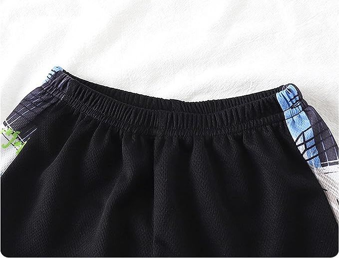 Summer Children's Graffiti Clothing Suit Boy Suit Short-sleeved Sunscreen Quick-drying Boy Suit