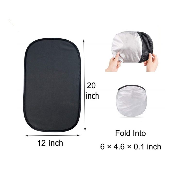 3 PCS Car Net Yarn Sunscreen Window Sunshade Cover