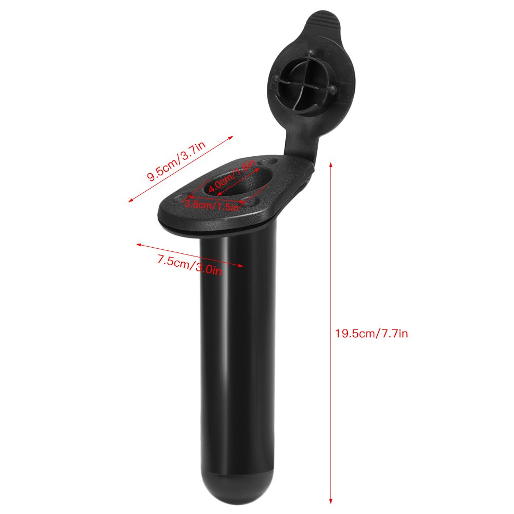 4 PCS Kayak Fishing Rod Holders With Cap Cover Boat Fishing