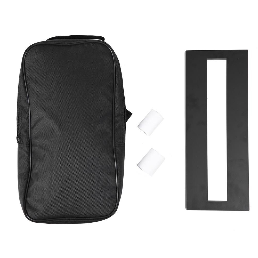 DB-1 Mini Aluminum Alloy Guitar Pedal Board with Carrying Bag Tapes