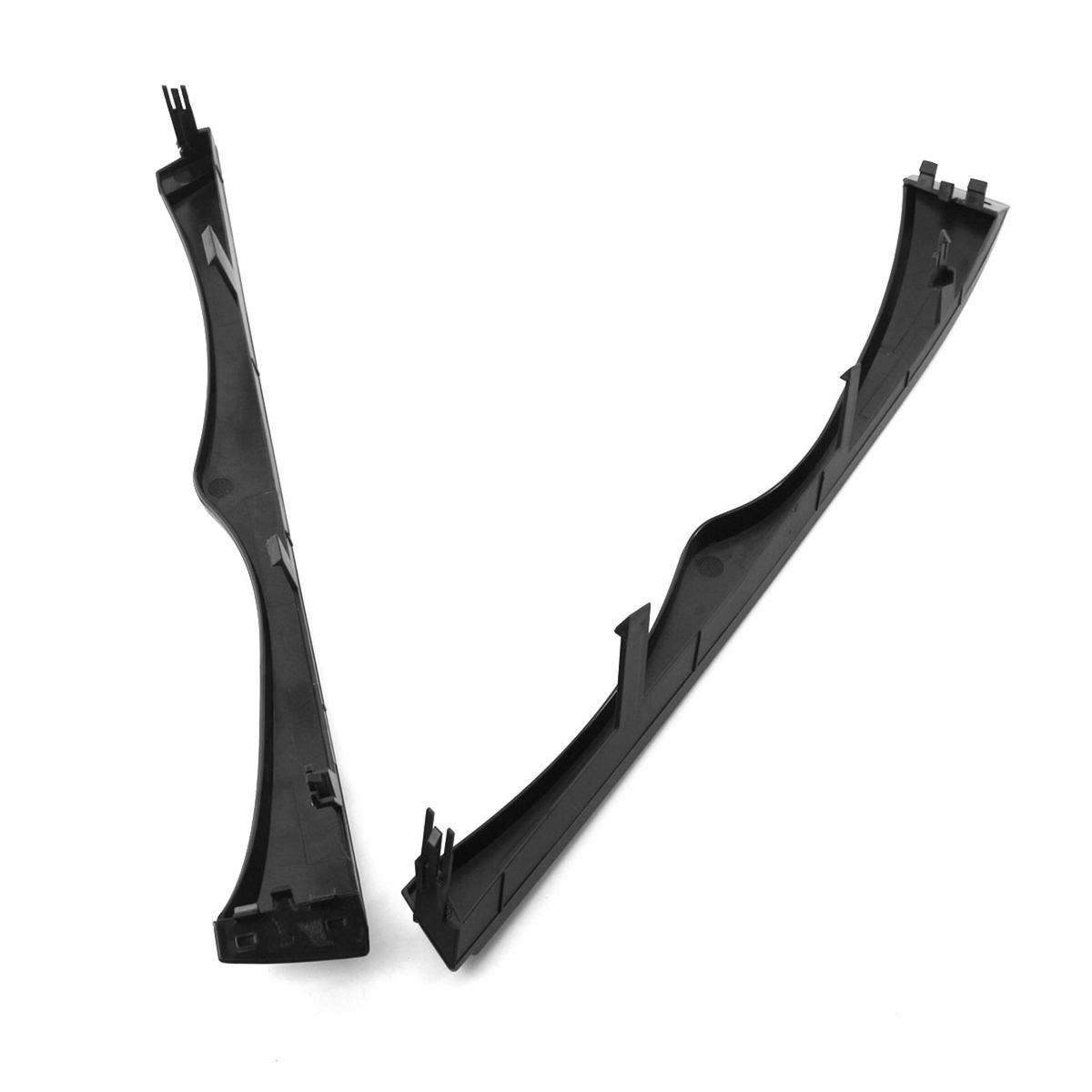 Headlight Trim Moulding Set Front Lower Left and Right, 2pcs Replacement for BMW E46 2002-2005 OEM 51130030406 51130030407