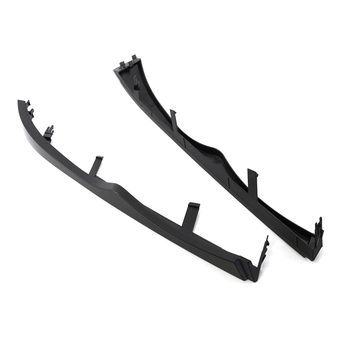 Headlight Trim Moulding Set Front Lower Left and Right, 2pcs Replacement for BMW E46 2002-2005 OEM 51130030406 51130030407