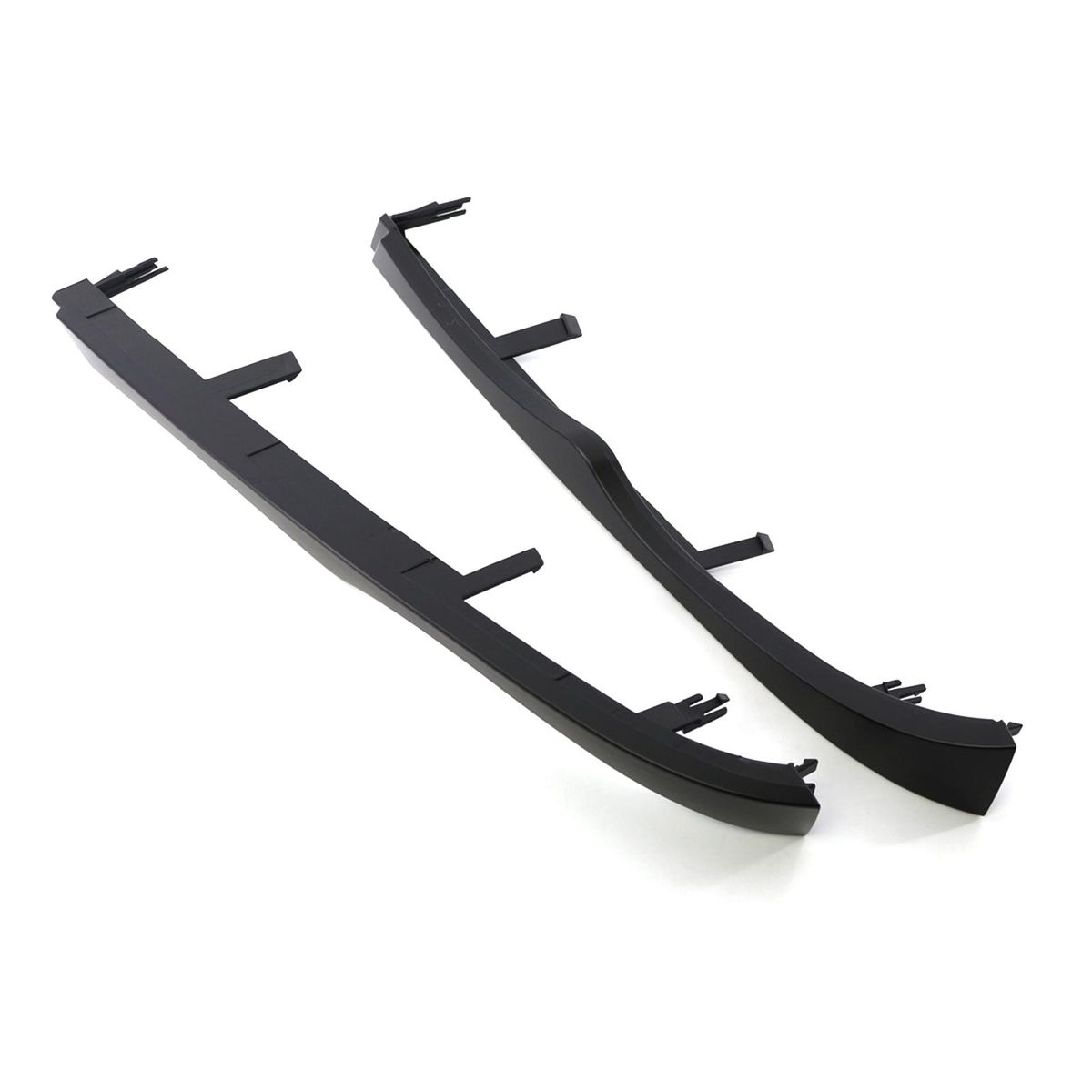 Headlight Trim Moulding Set Front Lower Left and Right, 2pcs Replacement for BMW E46 2002-2005 OEM 51130030406 51130030407