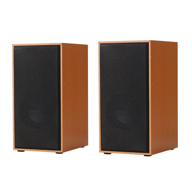 Desktop Laptop Speaker USB Multimedia Wood Subwoofer Computer Speaker Home Theater  AUX  2 (2.0)  USB