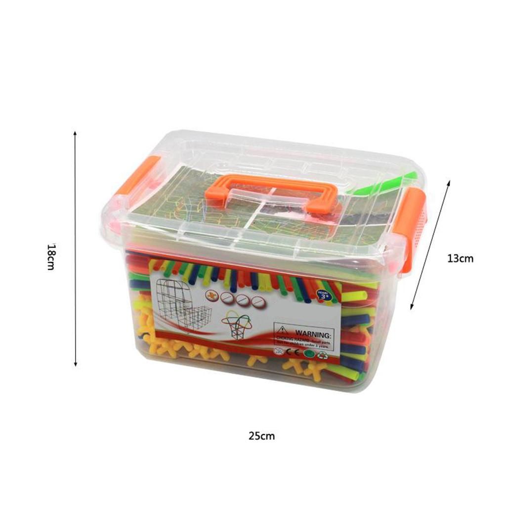 Straw Constructor Stem Building Toys 300 Pcs Building Sets
