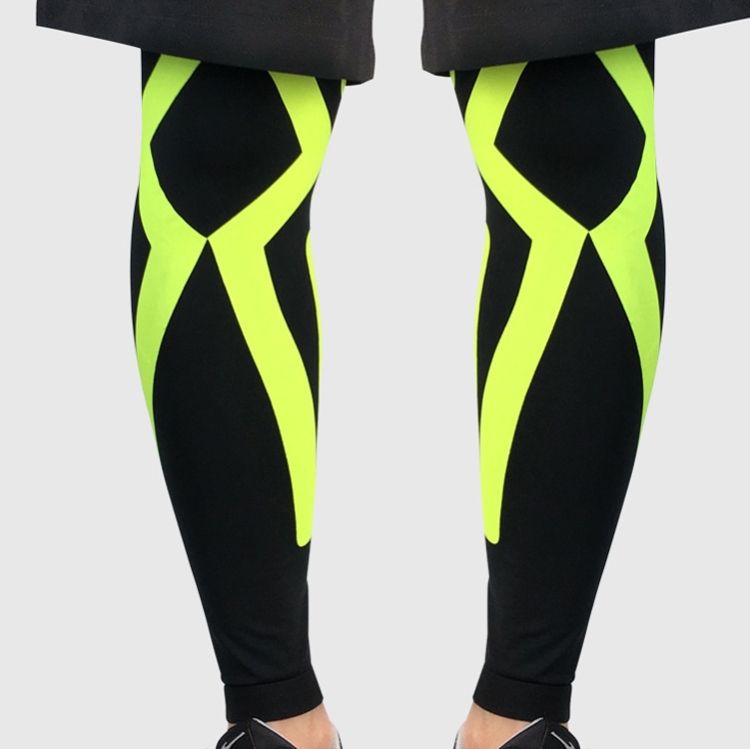 A Pair Sports Knee Pads, Specification:  M (Black / Green)