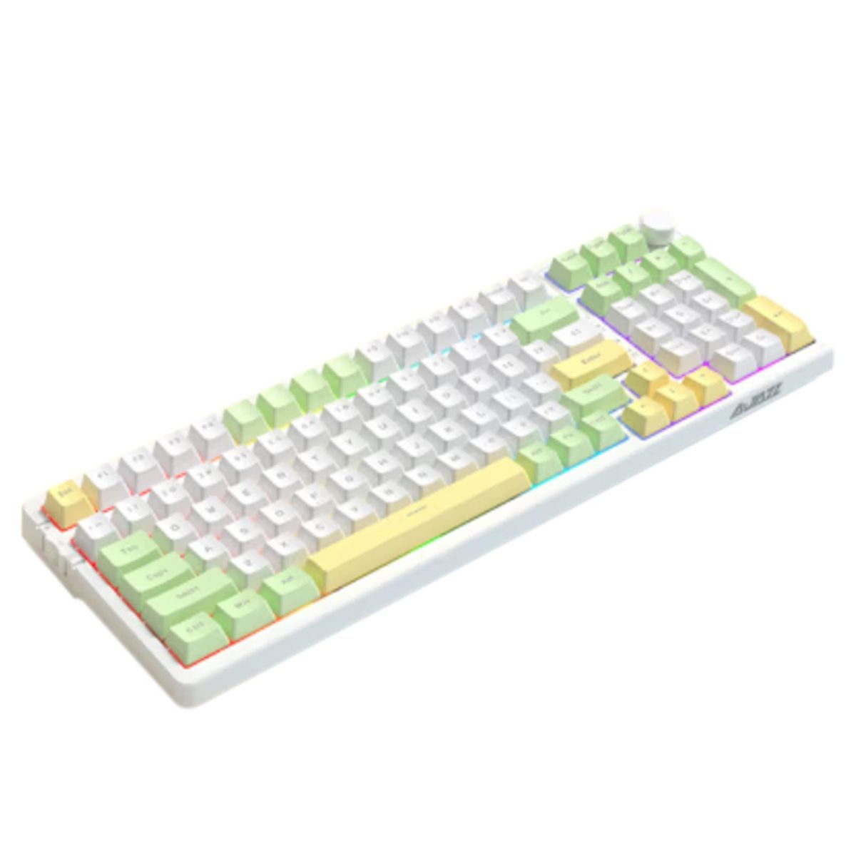 AJAZZ  AK992 Gasket Tri-mode Wireless Keyboard RGB Mechanical Keyboard Gaming Keyboard with All Switches Customized Hot-Swappable BT Mode Wired Mode 2.4GHz Wireless Mode
