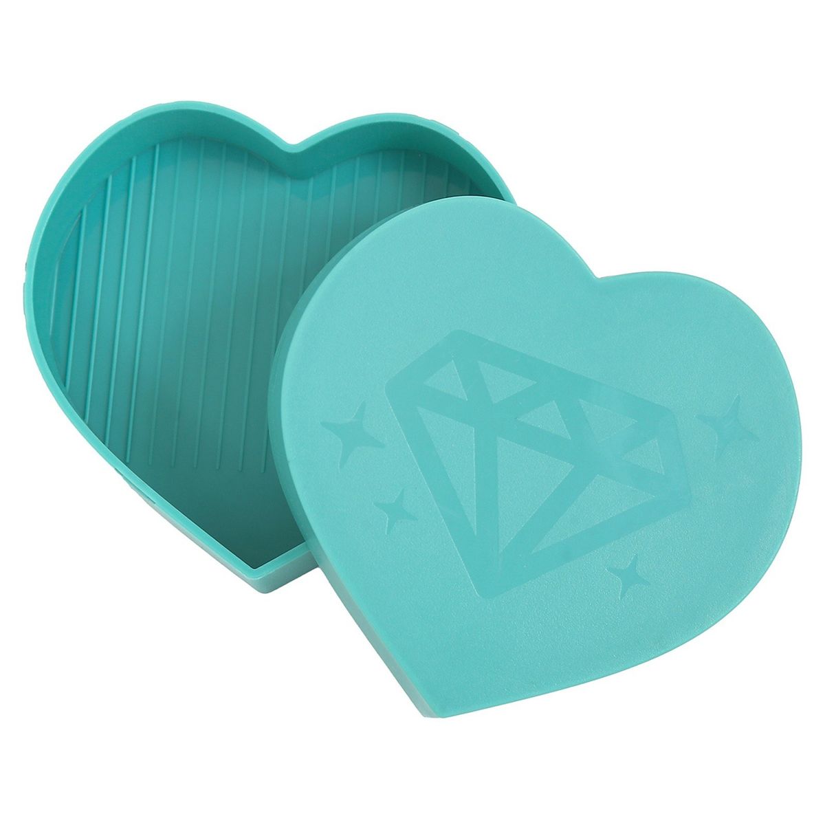 Heart-shaped Diamond Drill Tray DIY Diamond Painting Drill