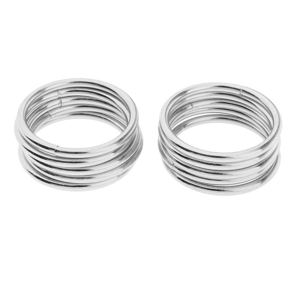 20Set Metal Rings Macrame Hoop Split Rings Key Circle DIY Dream