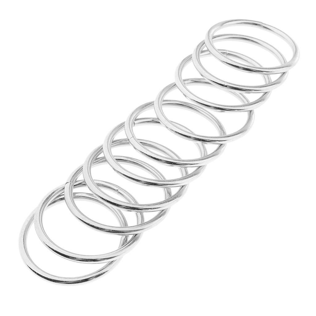 20Set Metal Rings Macrame Hoop Split Rings Key Circle DIY Dream