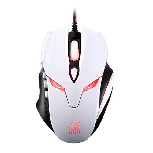 JS-L1 USB Wired Optical Game Mouse Adjustable 3200 DPI Laptop 8 Ons