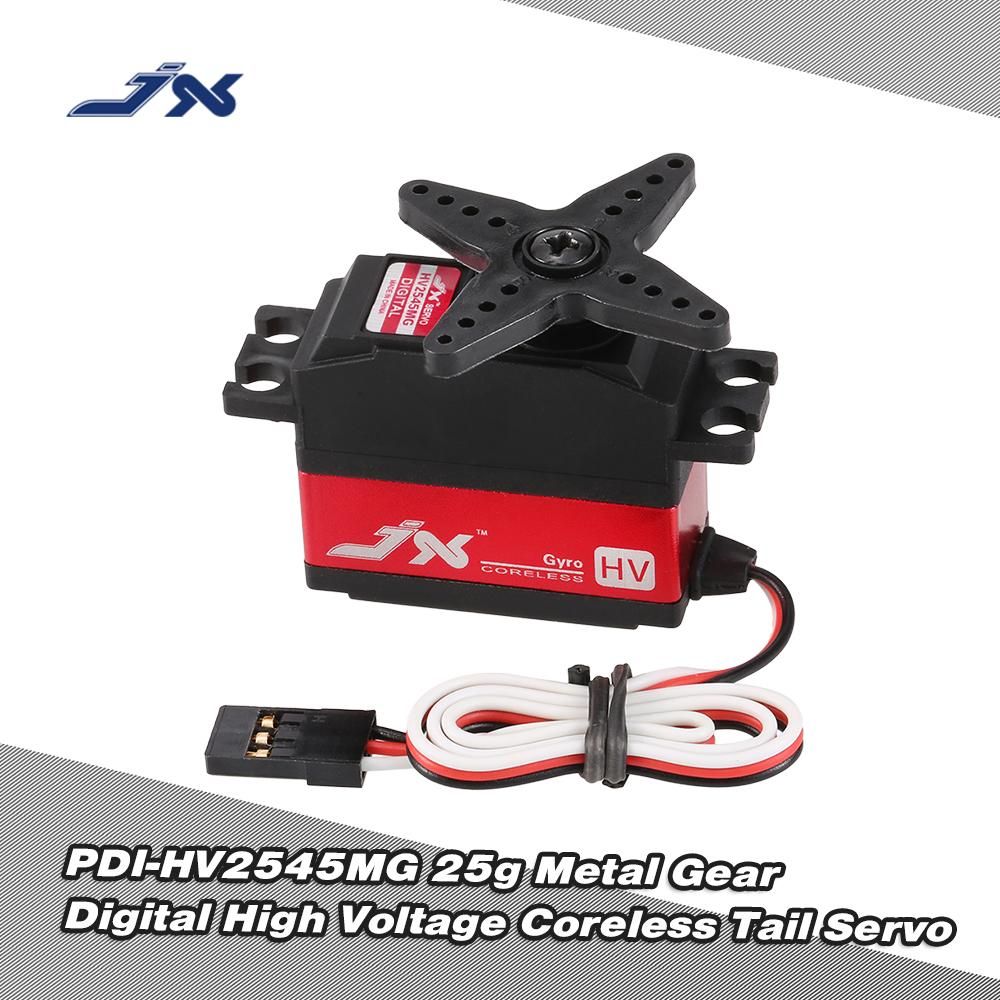 JX PDI-HV2545MG 25g Metal Gear Digital High Voltage Tail Servo for RC 450 500 Helicopter Fixed-wing Airplane