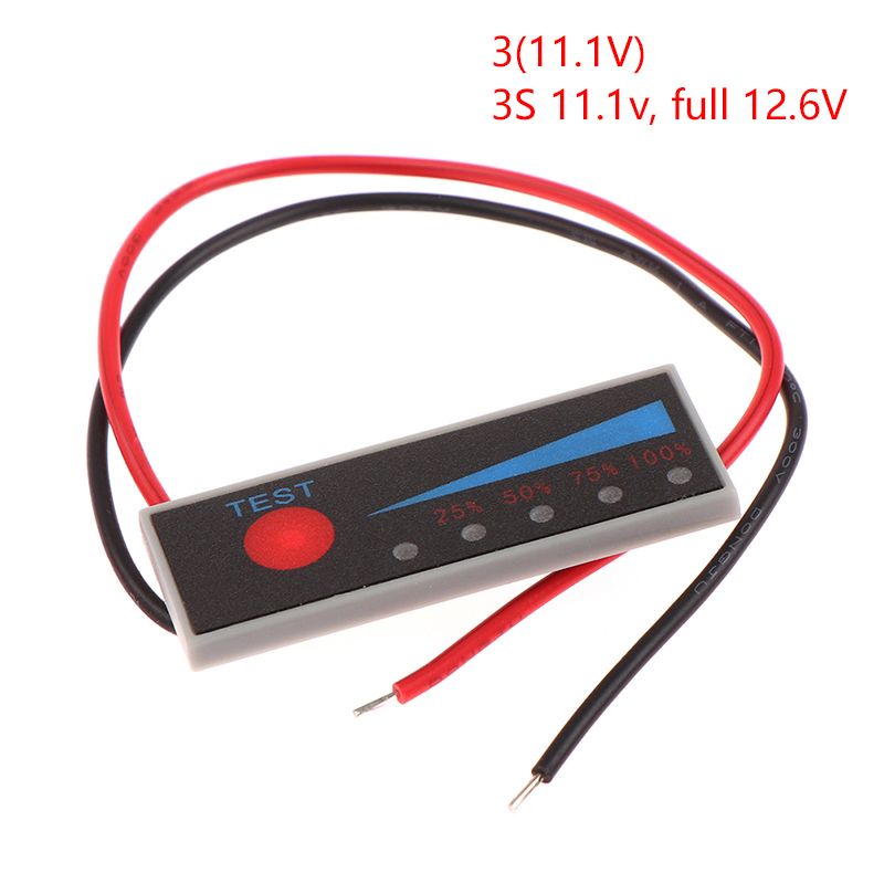 1S/2S/3S/4S 3.7V-14.8V Lithium Li-po Li-ion Capacity