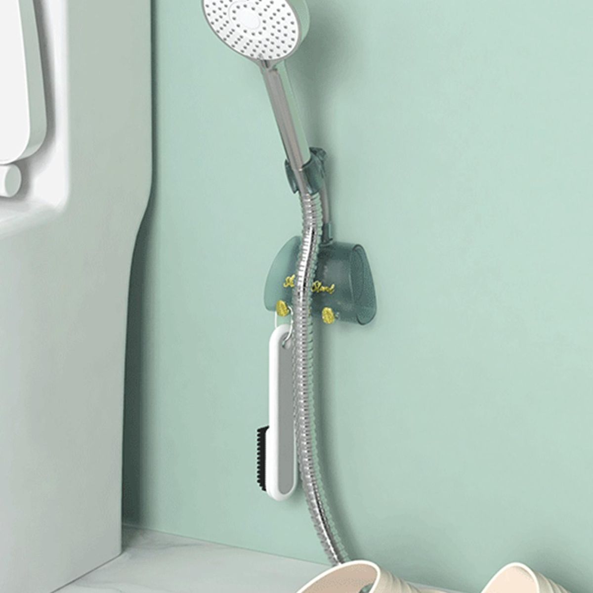 Shower Head Bracket Hose Holder Shower Head Bracket Blue