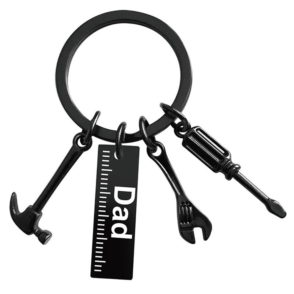 Fathers Day Keychain Gifts Personalized Screwdriver Wrench