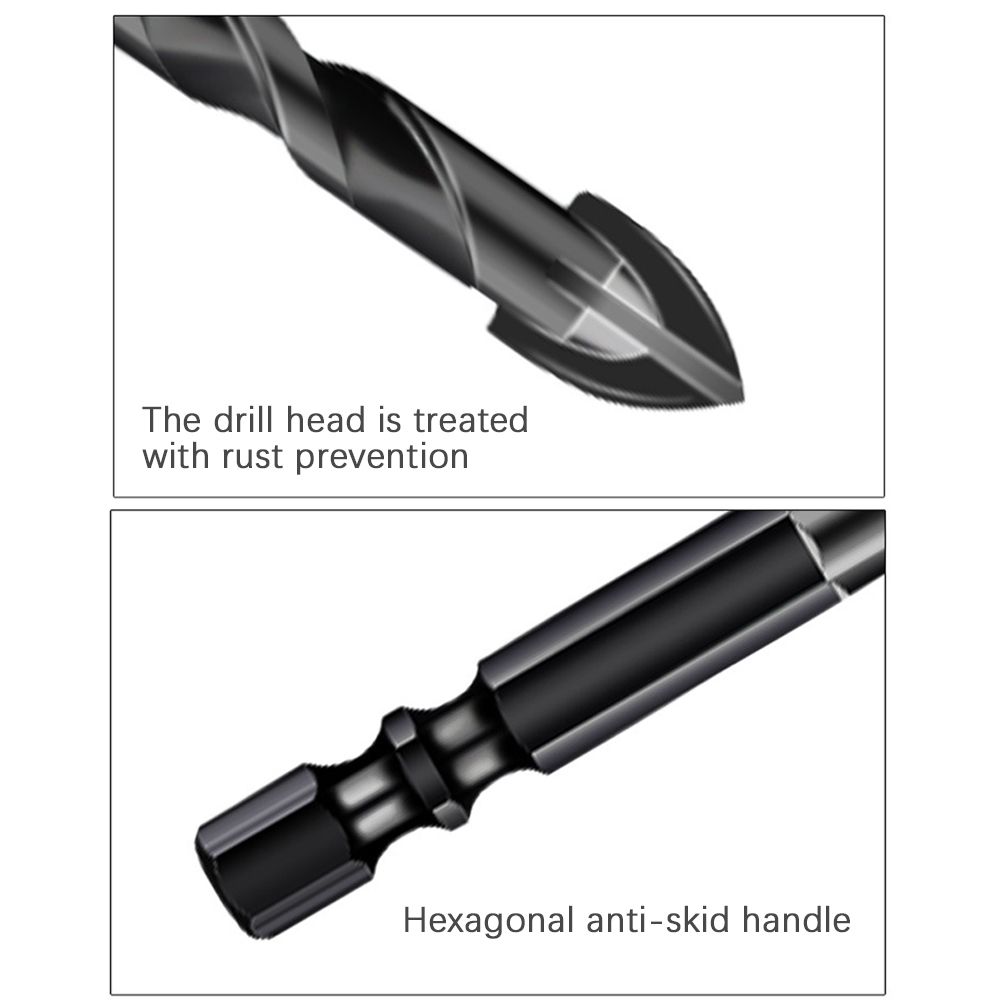 Masonry Drill Bits 10PCS For Tile Brick Glass Plastic