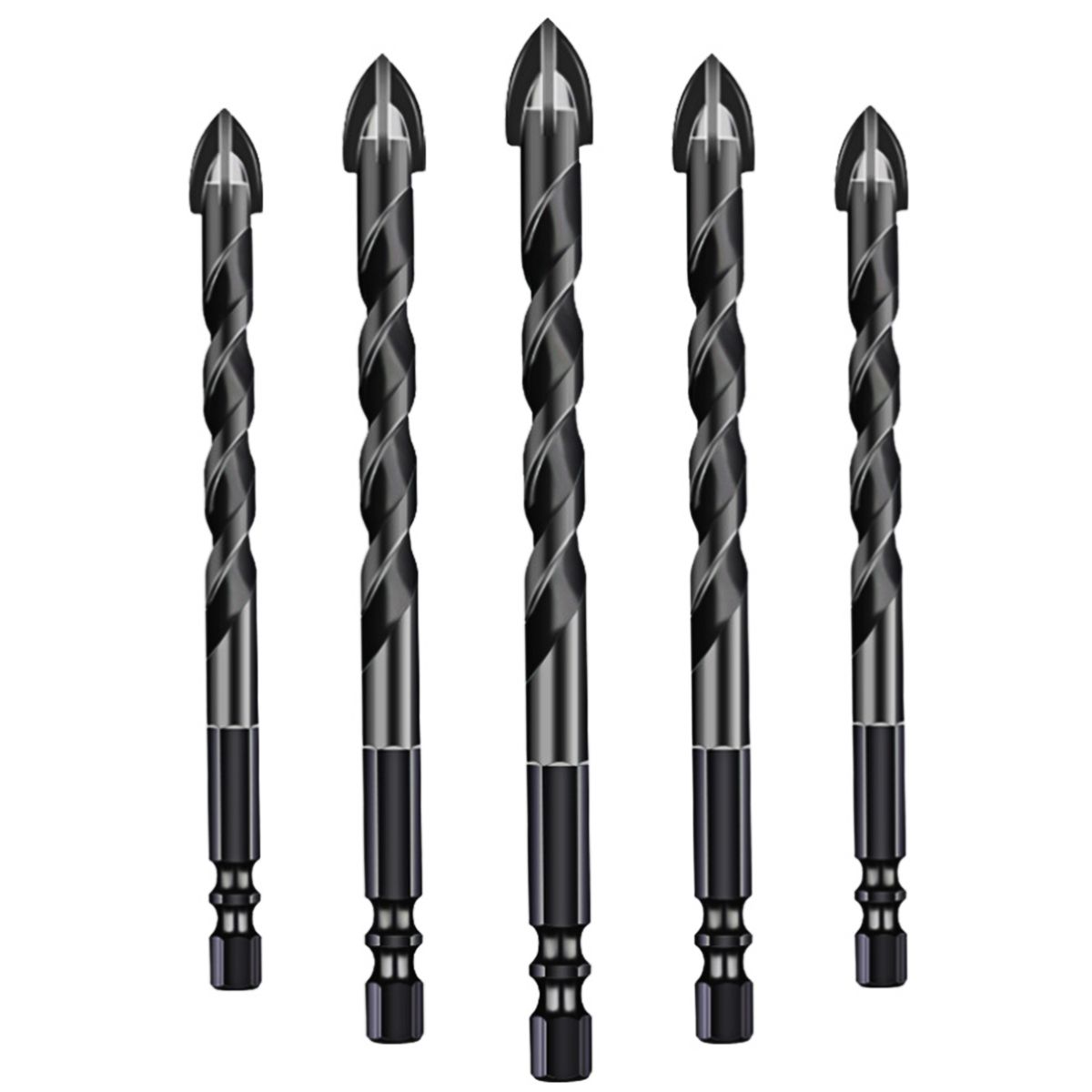 Masonry Drill Bits 10PCS For Tile Brick Glass Plastic