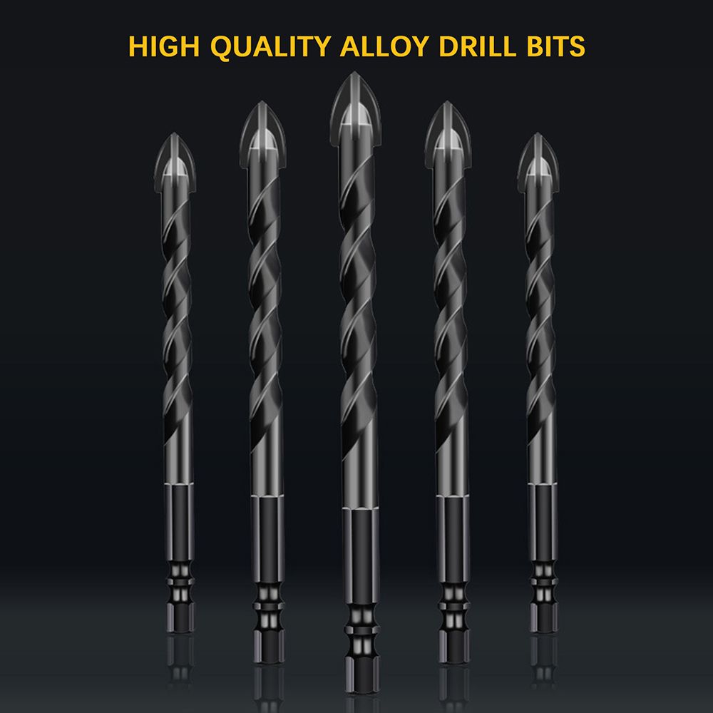 Masonry Drill Bits 10PCS For Tile Brick Glass Plastic