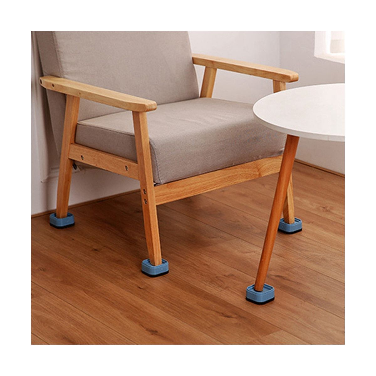 32 Pack Furniture Risers Bed Risers Desk Leg Risers,1.38