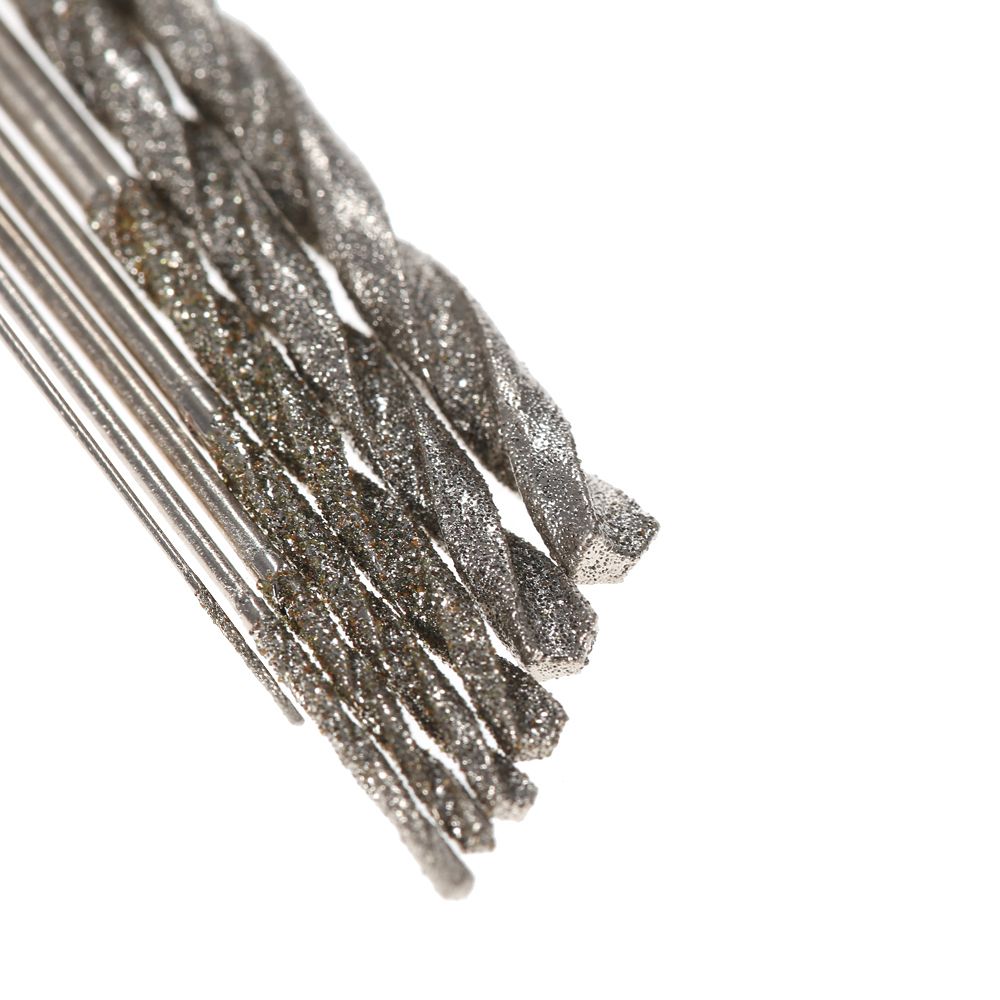 7pcs High Hardness Diamond Coated Twist Drill Bit Set Needle
