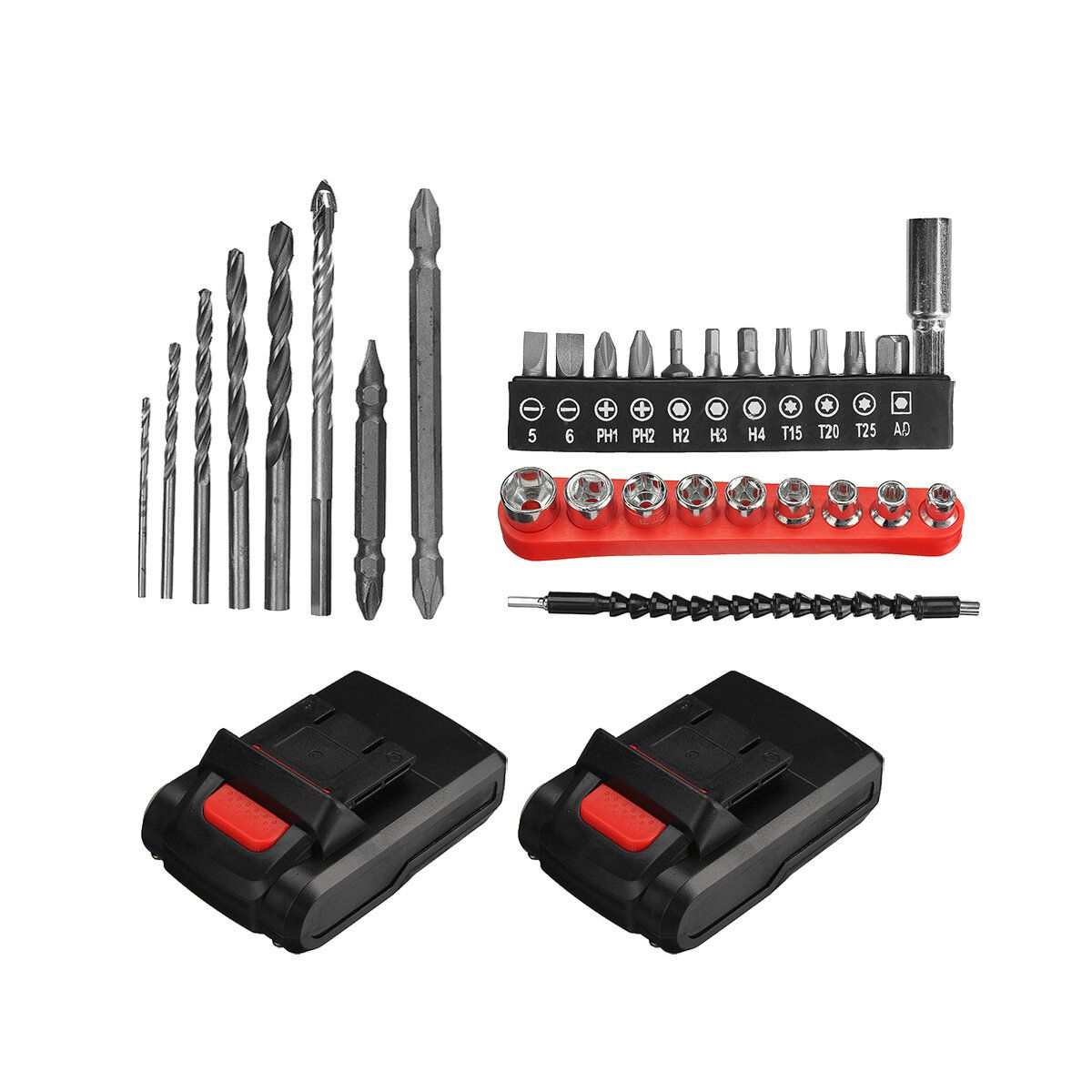 21V Electric Drill 36 In 1  Cordless Hammer/Screw Driver