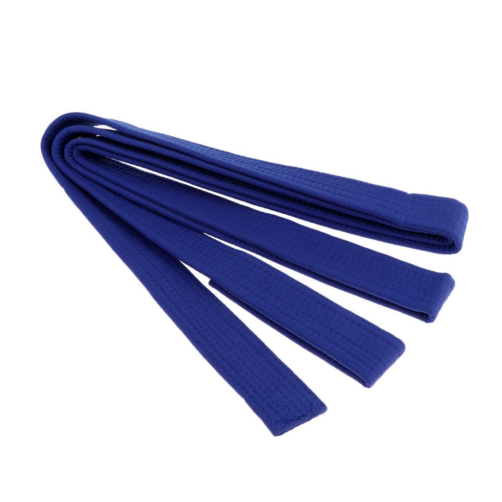 Taekwondo Belt Karate Martial Arts Aikido Double Wrap Belt Blue