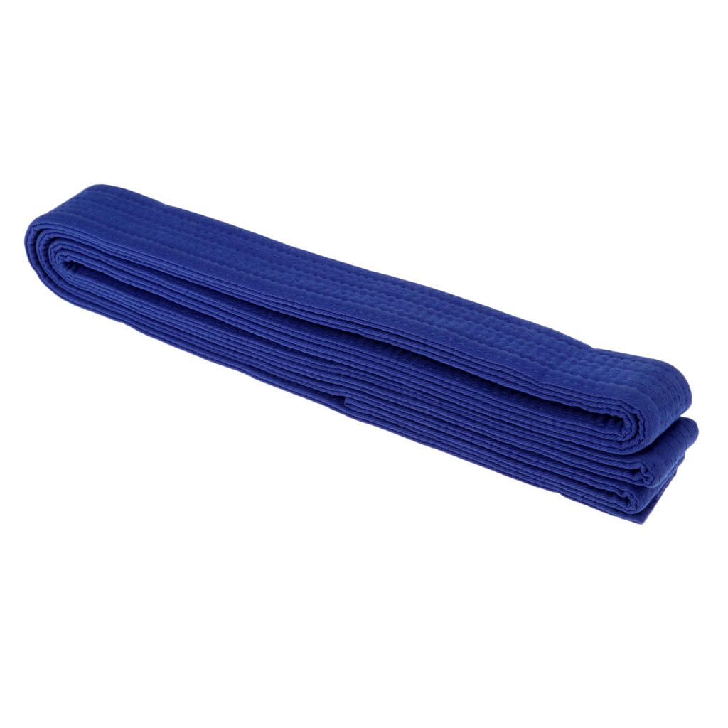 Taekwondo Belt Karate Martial Arts Aikido Double Wrap Belt Blue